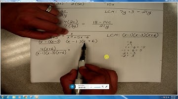 Algebra 2 Section 8.2 Adding and Subtracting Rational Expressions