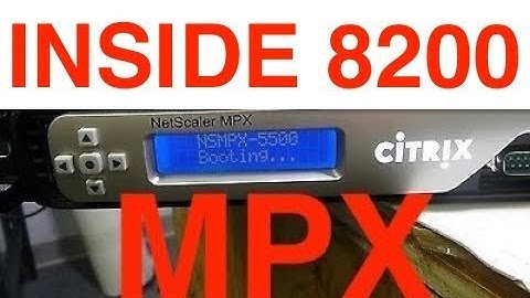 Inside the MPX 8000 series (N90X) MPX 8200 Original shown