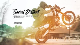 ICON - Social Distant on a 2020 Triumph Scrambler 1200XE (Action Cut)