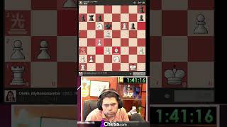 Hikaru Premoves 8 Moves Ahead to Beat newest Bot 'Agent' #shorts
