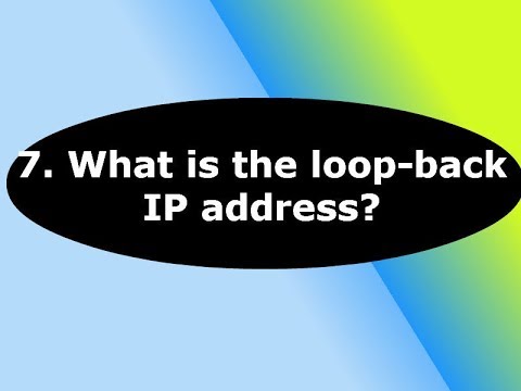 Video: Apa itu alamat loopback?