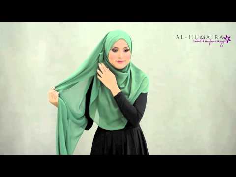 Tutorial wide shawl ala arab  FunnyDog.TV