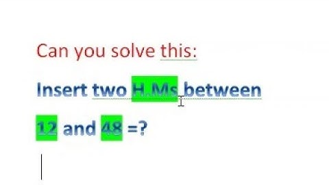insert two harmonic means (H.M) Between 12 and 48 better explained #studyforyou