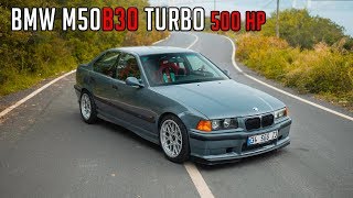 BMW E36 M50 Turbo ile Gazladık / 500 HP Drift Arabasını Test Ettik /