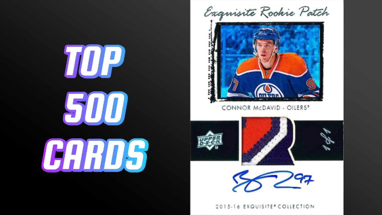 Ranking the Top 500 Connor McDavid Cards #sportscards