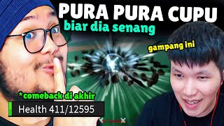 AKU PURA PURA CUPU UNTUK BUAT YOUTUBER INI SENANG DI BLOX FRUIT!?