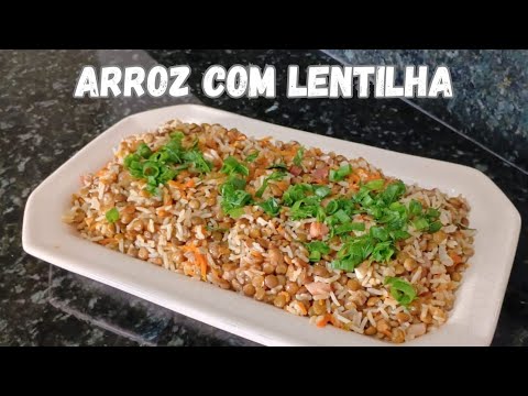 ARROZ COM LENTILHA / RECEITA PARA O ANO NOVO.