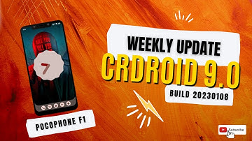 crDroid v9.0 WEEKLY UPDATE | Build 20230108 | Android Custom Rom | Android 13 | Techno Avnesh
