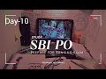 SBI PO 2026 Aspirant Life🧿 📚 | Library Study Vlog | DAY-10 🎯