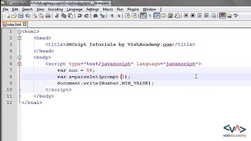 JavaScript Number Object -- JavaScript in Hindi