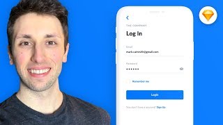 Log In UI (iOS App): Sketch Tutorials for Beginners