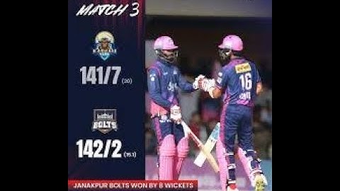 Janakpur bolts vs karnali yaks