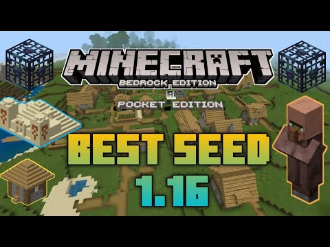 I Found The BEST SEED For MINECRAFT 1.16, 1.15, 1.14 [MCPE, Minecraft Bedrock Edition]
