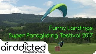 Funny Landing Fail Win Compilation Paragliding Testival 2017 Kössen Outtakes Bloopers 4K