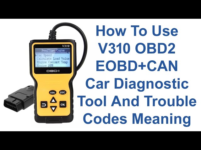 Scanner OBD2 V310, lecteur de Code, accessoires de voiture, OBDII EOBD,  lecture/dépannage, Elm 327, outil de Diagnostic automobile