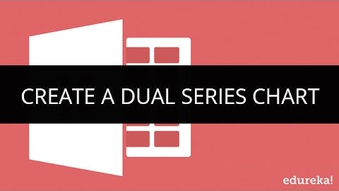 Visualizing Data with Excel Charts Part - 2 | Create a Dual Series Chart | Edureka