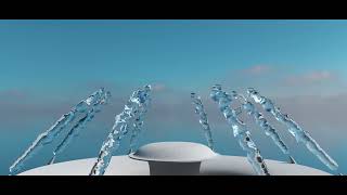"Stunning Water Fountain 3D Animation | Created in Autodesk Maya & Rendered with Arnold"