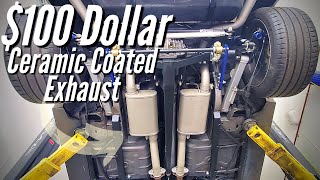 DIY Exhaust Ceramic Coating Application: Cerakote C-Series. ( Air Cure, No Oven Required )