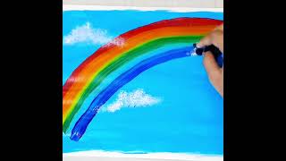 Rainbow art painting 🌈