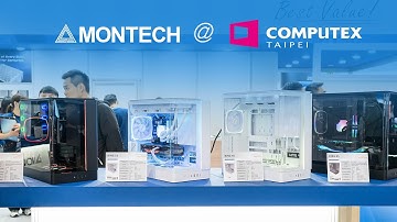 Computex 2025 : MONTECH ชุดน้ำ HyperFlow Digital/ชุดลม NX400 และ NX600 / เคส HS02 3D และ King Series