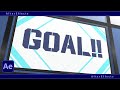 【再現】ブルーロックのGOALアニメーションの作り方│After Effects