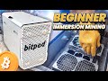 Beginner Immersion Mining! Liquid Cool Bitcoin Miners!