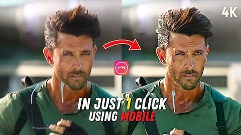 How to Convert Normal Video To 4K HD Video in 1 Click in Mobile | Meitu 4k Quality Tutorial 