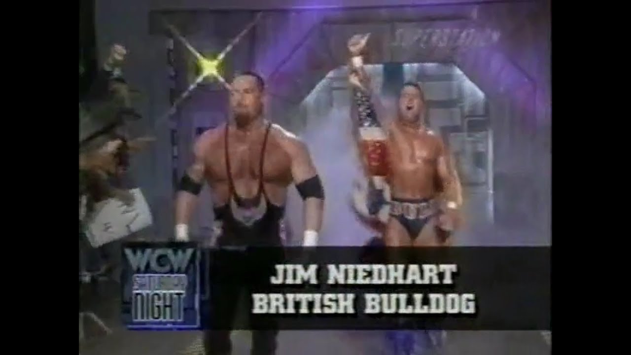 British Bulldog & Jim Neidhart vs Dave Taylor & Doc Dean Saturday British Bulldog & Jim Neidhart vs Dave Taylor & Doc Dean Saturday