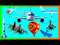 learn air transport for toddlers in english ✈️