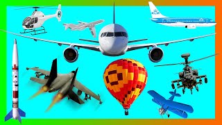 learn air transport for toddlers in english ✈️