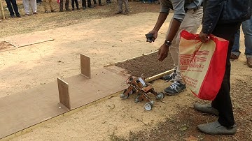 Rocker Bogey Mechanism in IIT Kharagpur KSHITIJ 2017 Sandrover Event
