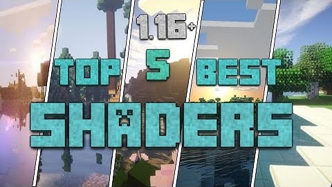 TOP 5 BEST MINECRAFT BEDROCK SHADERS | 1.16+ | MCPE,WINDOWS10,PS4,SWITCH,XBOX