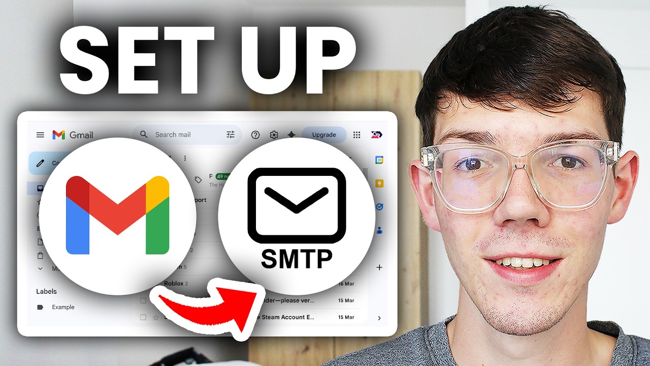 How To Set Up SMTP Gmail Server - Full Guide - YouTube