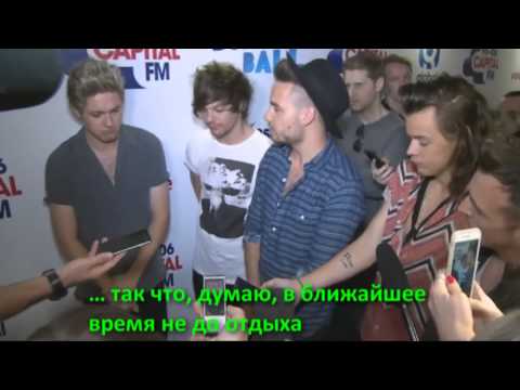 Интервью One Direction без Зейна с русскими субтитрами / One Direction interview without Zayn