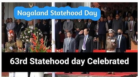 Nagaland 63rd Statehood day Celebrated | Nagaland News | NL TV | @AlotoNagaTV @NLTVnews .