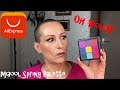 AliExpress Eyeshadow: Miaool Spring Palette | 1st Impression|  Over 40 | Mature skin
