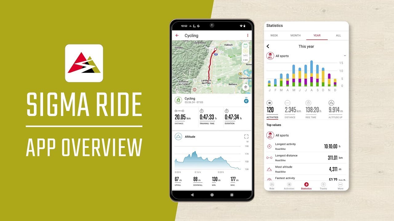 SIGMA RIDE - App overview // EN - YouTube