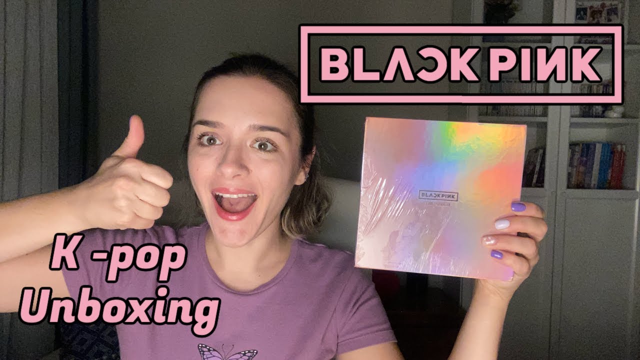 ASMR // K-pop Unboxing - BLACKPINK THE ALBUM