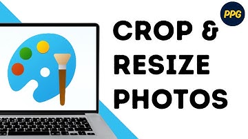 How to crop and resize photos in paint ?