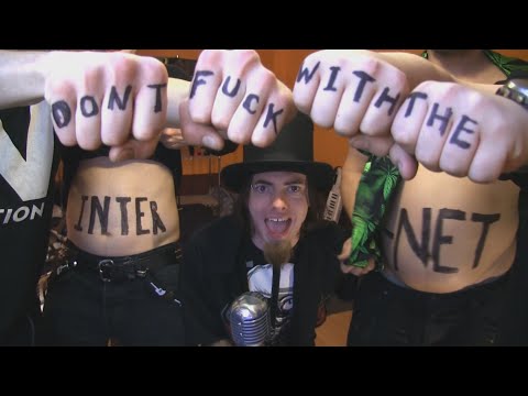 INTERNET FIGHT SONG! (Anti-SOPA/PIPA/ACTA song - Funk Vigilante)