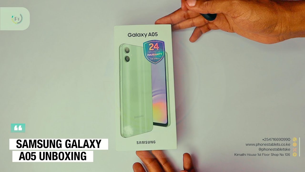 Samsung Galaxy A05 Unboxing YouTube
