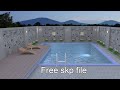 Sketchup tutorial ( Make a swimming pool 2 )