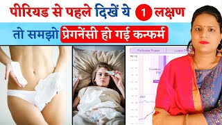 Early #pregnancy symptom in Hindi | पीरियड से पहले दिखे ये एक लक्षण तो प्रेगनेंसी कन्फर्म by Pregnancy Tips and Advice 2,881 views 1 month ago 3 minutes, 48 seconds