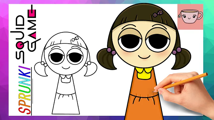 How To Draw Squid Game Doll in Sprunki Style  | Easy Drawing Tutorial