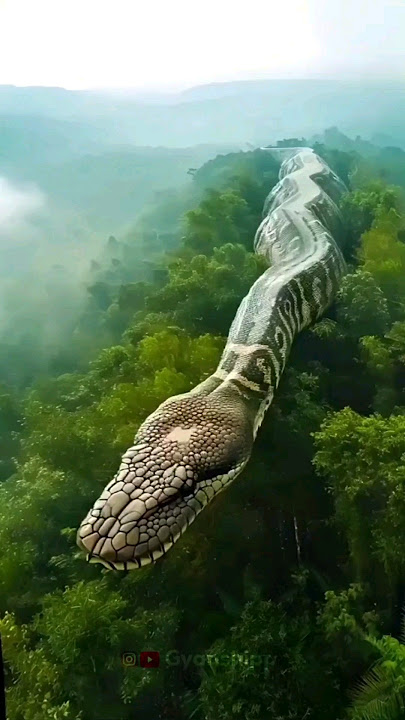 World Biggest Snake 🐍 🤯 #anaconda #snake #facts #hindifact