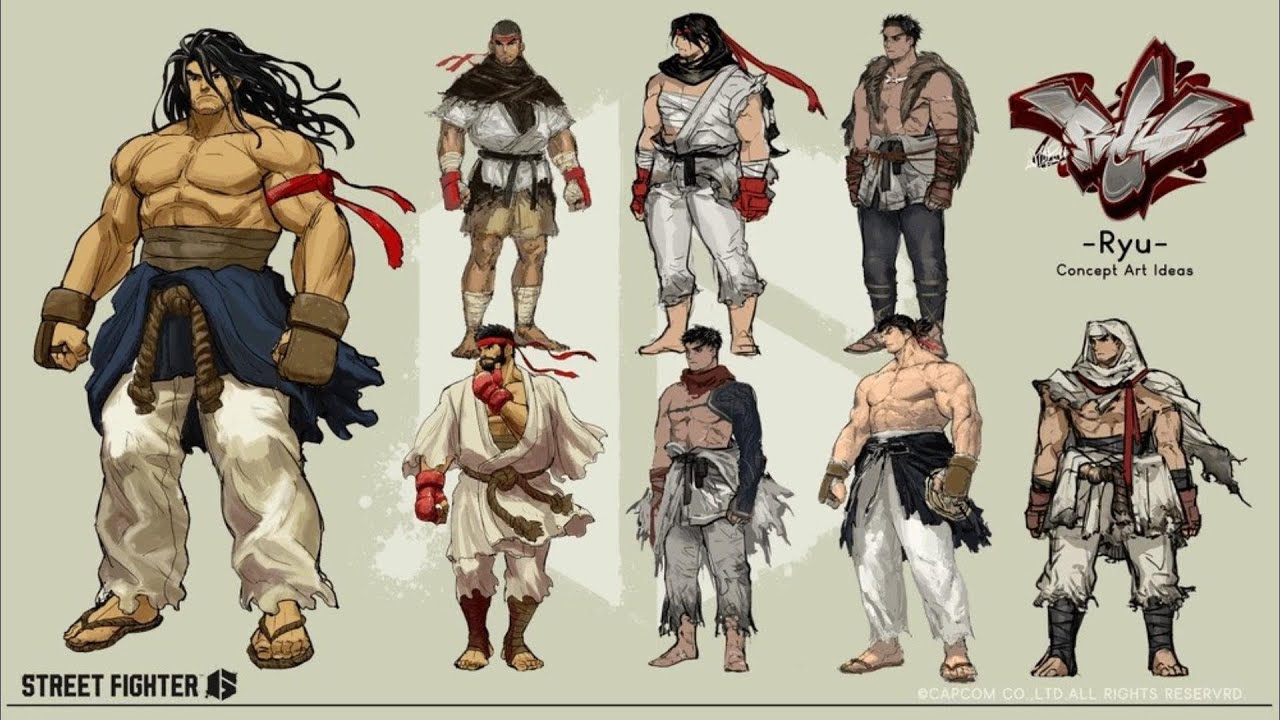 Street Fighter 6 Ryu costumes and colors 1 out of 3 image gallery