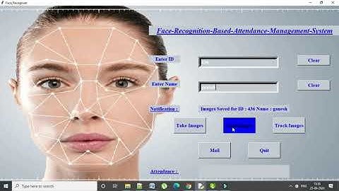 Face Recognition based Attendance System using Python