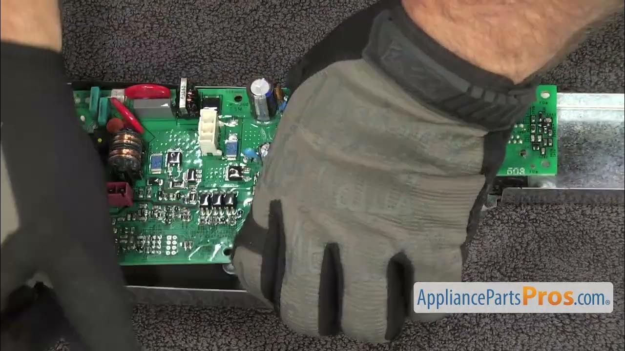 How To GE Dishwasher Electronic Control Board WD21X24901 YouTube