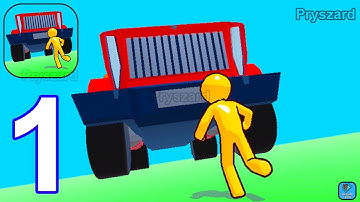 Scale Man - Gameplay Walkthrough Part 1 Stickman Shape Shifting Race Get Bigger (Android, iOS)