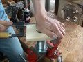 Making the large wooden bolt and nut. M42木製ボルトナット作り Making the large wooden bolt and nut. M42木製ボルトナット作り